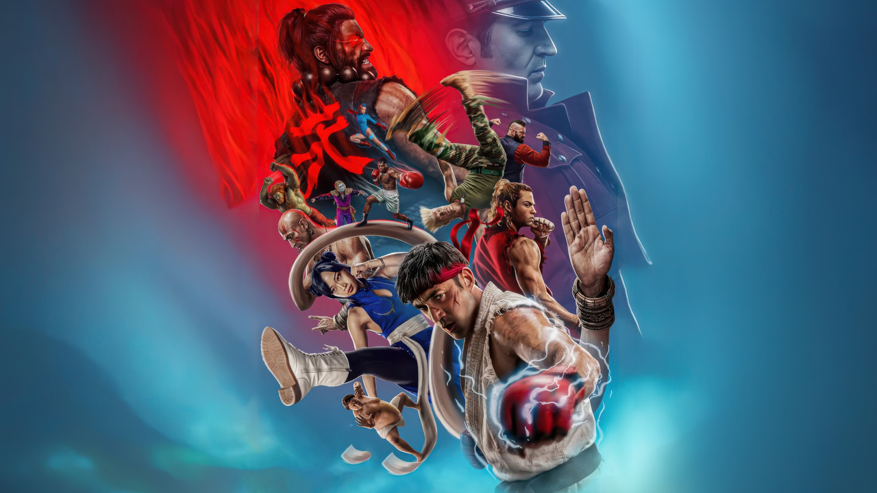 Ryu and Bison in the illustrated poster art, which is where this movie looks best.